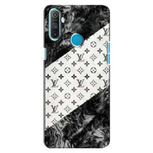 Чехол Стиль Louis Vuitton на Realme C3 (LV на белом)