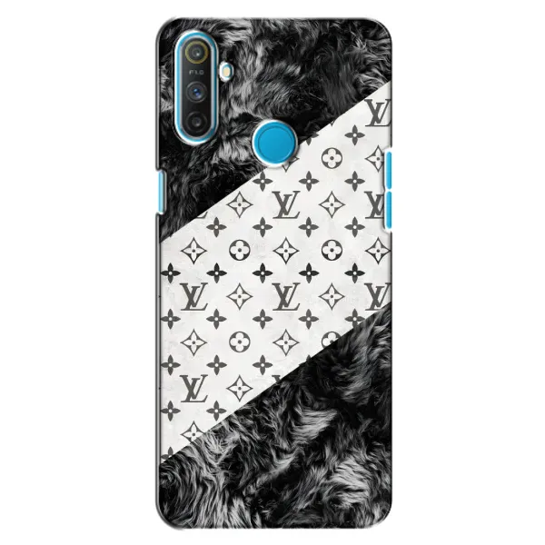 Чехол с рисунком «LV на белом» для Realme C3