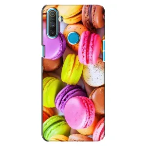 Чехол с изображением вкусной еды для Realme C3 (Макаруны)