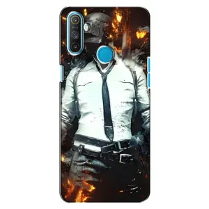 Чохол з картинкою "Герой Pubg" на Realme C3 (Man Пубг)