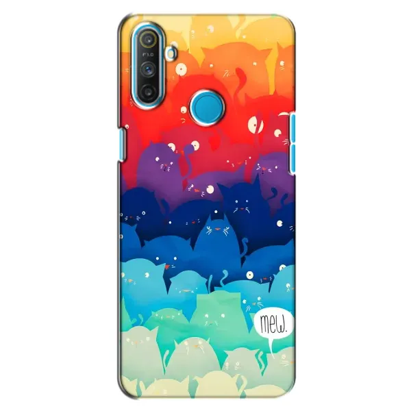 Чехол с рисунком «Mew» для Realme C3