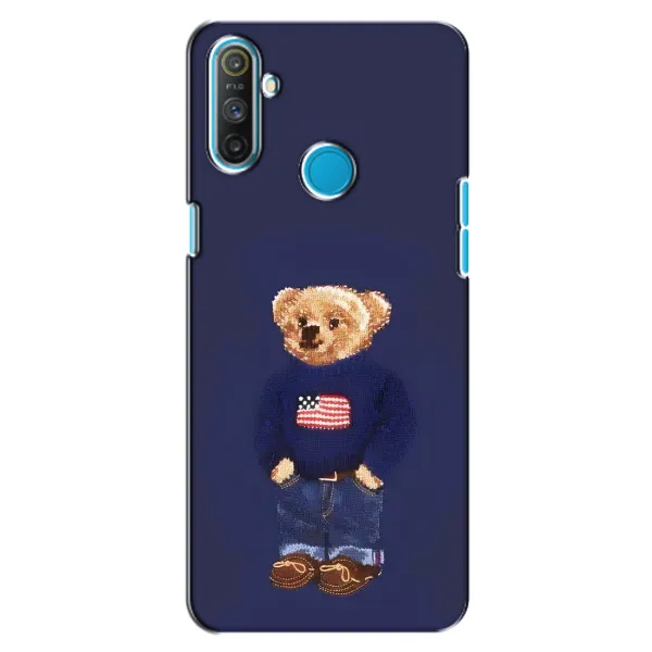 Чехол с рисунком «Мишка USA» для Realme C3