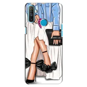 Силиконовый Чехол на Realme C3 с картинкой Стильных Девушек (Мода)