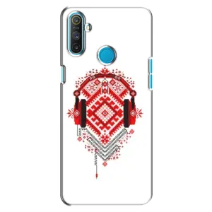 Силиконовый Чехол на Realme C3 с картинкой Вышиванки (Модная вышиванка)