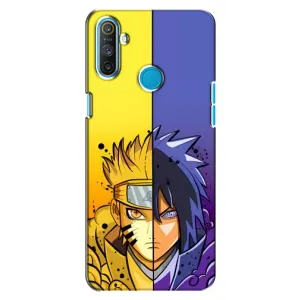Купить Чехлы на телефон с принтом Anime для Realme C3 (Naruto Vs Sasuke)