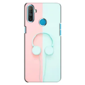 Девчачий Чехол для Realme C3 (Наушники)