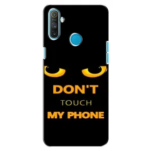 Чехол с Прикольным принтом на Realme C3 (Не трогай мой телефон)