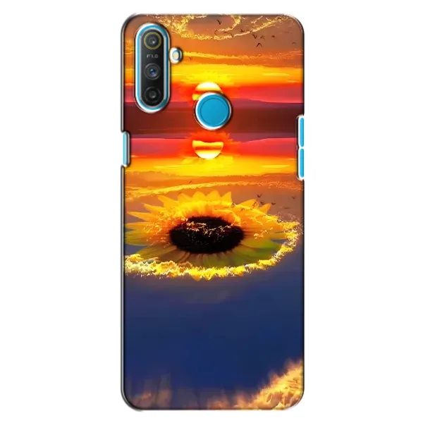 Чехол с рисунком «Небо подсолнух» для Realme C3 Чехол с рисунком «Небо подсолнух» для Realme C3
