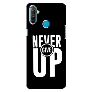 Силиконовый Чехол на Realme C3 с картинкой Nike (Never Give UP)