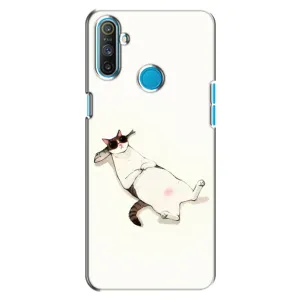 Чехол на тематику: Коты для Realme C3 (Отдых)