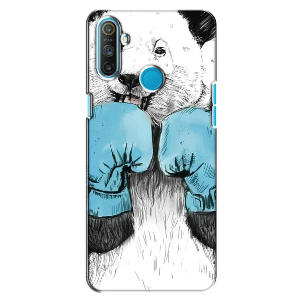 Чехол с рисунком «Панда боксер» для Realme C3 Чехол с рисунком «Панда боксер» для Realme C3