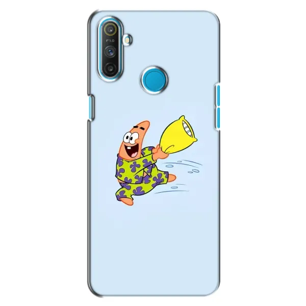 Чехол с рисунком «Патрик с подушкой» для Realme C3