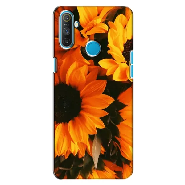 Чехол с рисунком «подсолнухи» для Realme C3 Чехол с рисунком «подсолнухи» для Realme C3