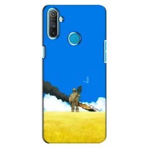 Чехлы на военную тематику для Realme C3 (Попадание)