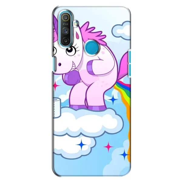 Чехол с рисунком «Радуга единорожка» для Realme C3 Чехол с рисунком «Радуга единорожка» для Realme C3