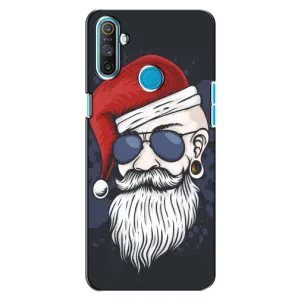 Чехол Санта Клаус для Realme C3 (Рождественский МЕН)
