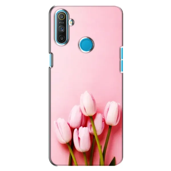 Чехол с рисунком «Розовые тюльпаны» для Realme C3 Чехол с рисунком «Розовые тюльпаны» для Realme C3