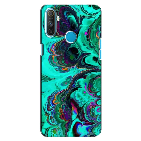 Чехол с рисунком «Салатный мрамор» для Realme C3 Чехол с рисунком «Салатный мрамор» для Realme C3