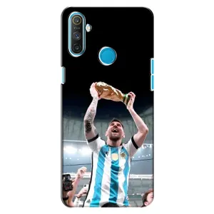 Чохли Лео Мессі Аргентина для Realme C3 (Щасливий Мессі)