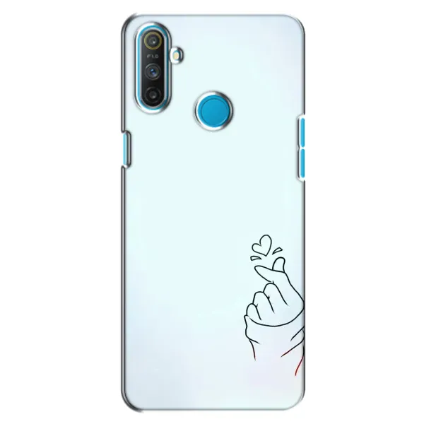 Чехол с рисунком «Сердце на голубом» для Realme C3