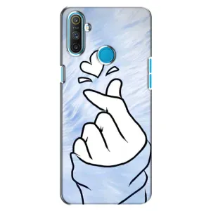 Чехлы (Знак сердечка) на Realme C3 (Сердечка знак)