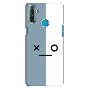Чохли (ТПУ) (смішні стікери) для Realme C3 (Сіро-білий)