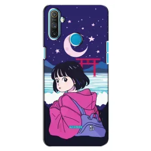 Чехол с персонажами АНИМЕ на Realme C3 (Синобу Миякэ)