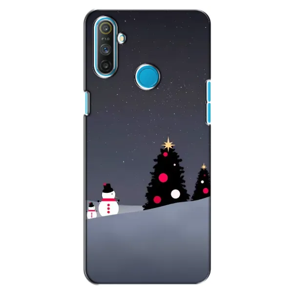 Чехол с рисунком «Снеговички» для Realme C3