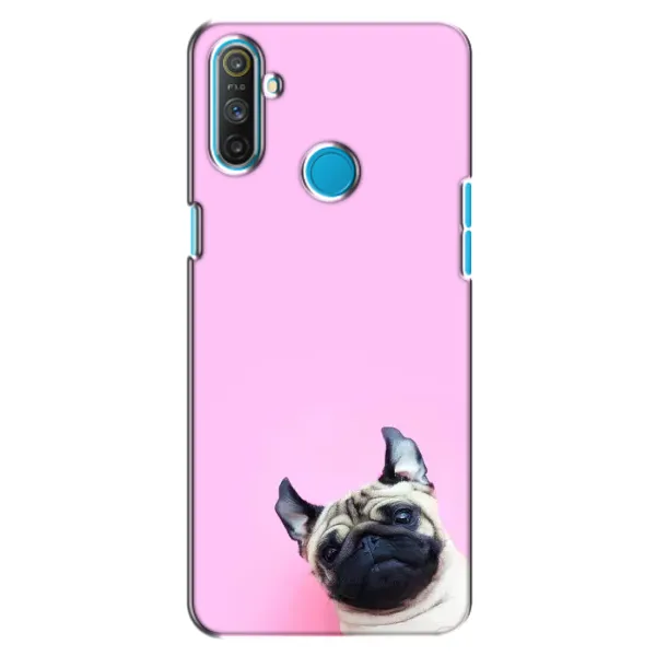 Чехол с рисунком «Собака на розовом» для Realme C3 Чехол с рисунком «Собака на розовом» для Realme C3