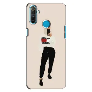 Силиконовый Чехол на Realme C3 с картинкой Стильных Девушек (Стильная)