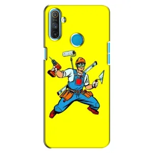 Силіконовий бампер (Працівники) на Realme C3 (Будівельник)