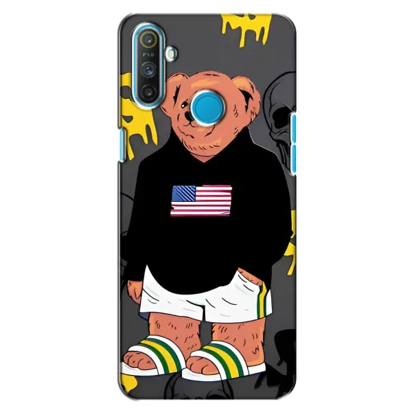 Чехол с рисунком «Teddy USA» для Realme C3