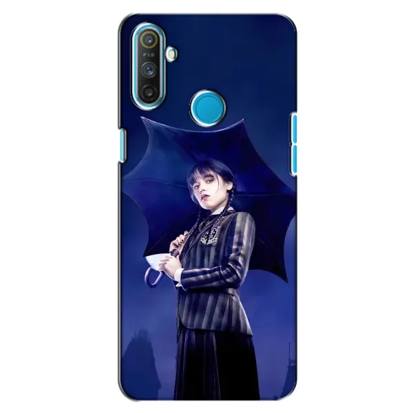 Чехол с рисунком «Уэнсдей с зонтом» для Realme C3 Чехол с рисунком «Уэнсдей с зонтом» для Realme C3
