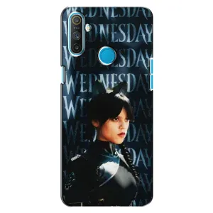 Чехлы с принтом Уэнсдей на Realme C3 (Уэнздей с ушками)