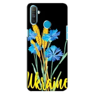 Чехол на Realme C3 Украинский дизайн (Ukraine в цветочках)