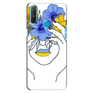 Чехол на Realme C3 Украинский дизайн (Украинка на всю голову)