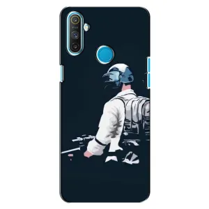 Чохол з картинкою "Герой Pubg" на Realme C3 (В екіперівці)