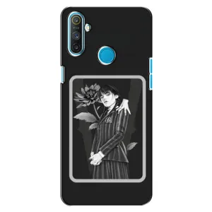 Чехлы с принтом Уэнсдей на Realme C3 (Венсдей картина)