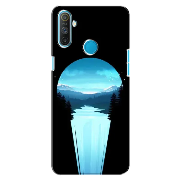 Чехол с рисунком «Синий Водопад» для Realme C3 Чехол с рисунком «Синий Водопад» для Realme C3
