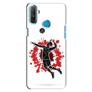Чехлы с принтом Спортивная тематика для Realme C3 (Волейболист)