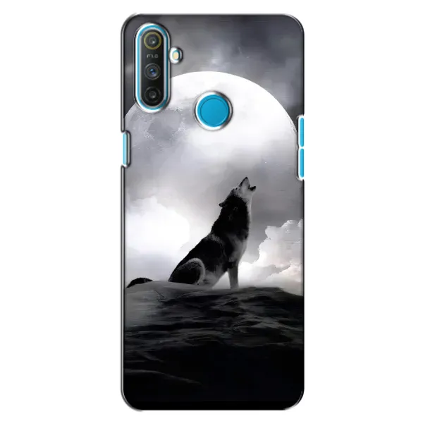 Чехол с рисунком «Волк и луна» для Realme C3 Чехол с рисунком «Волк и луна» для Realme C3