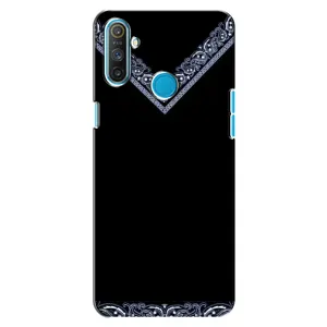 Силиконовый Чехол на Realme C3 (Воротник вышиванки)