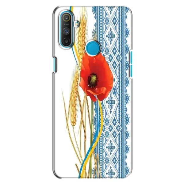 Чехол с рисунком «Вышиванка с цветком» для Realme C3 Чехол с рисунком «Вышиванка с цветком» для Realme C3