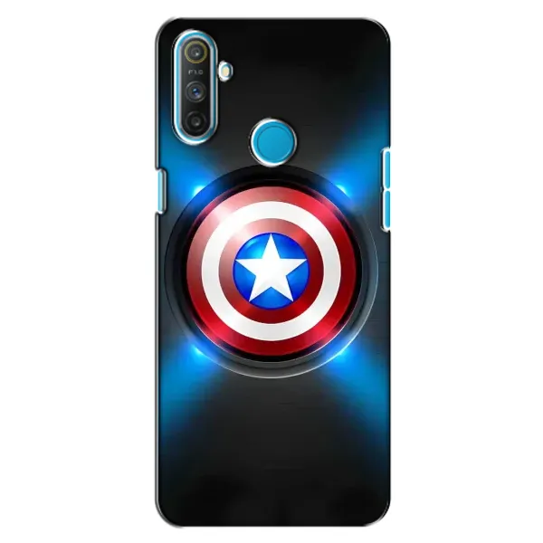 Чехол с рисунком «Яркий Щит Капитана» для Realme C3