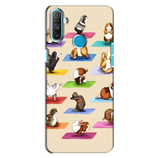 Чехол с рисунком «Ёга свинок» для Realme C3 Чехол с рисунком «Ёга свинок» для Realme C3