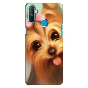 Чехол (ТПУ) Милые собачки для Realme C3 (Йоршенский терьер)