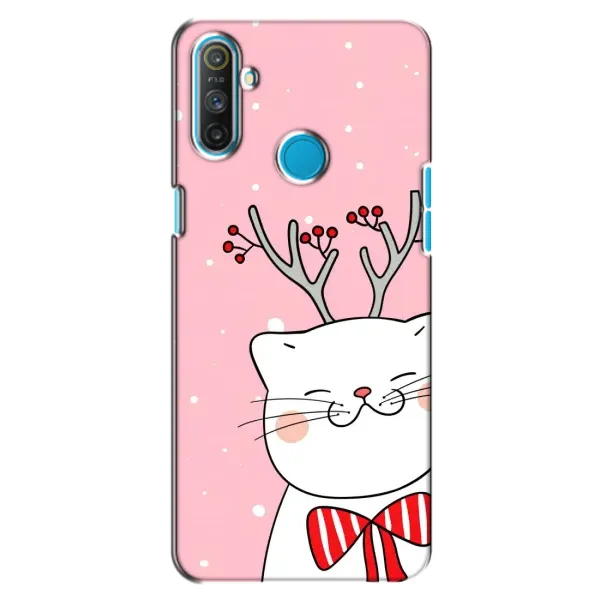 Чехол с рисунком «Зимний кот» для Realme C3 Чехол с рисунком «Зимний кот» для Realme C3