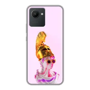 Чохол з Прикольним Принтом на Realme C30 (АРТ Статуя)