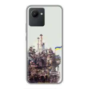 Чехлы на военную тематику для Realme C30 (Азовсталь)