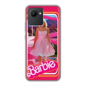 Силіконовый Чохол Барбі фільм на Realme C30 (Барбі Марго)